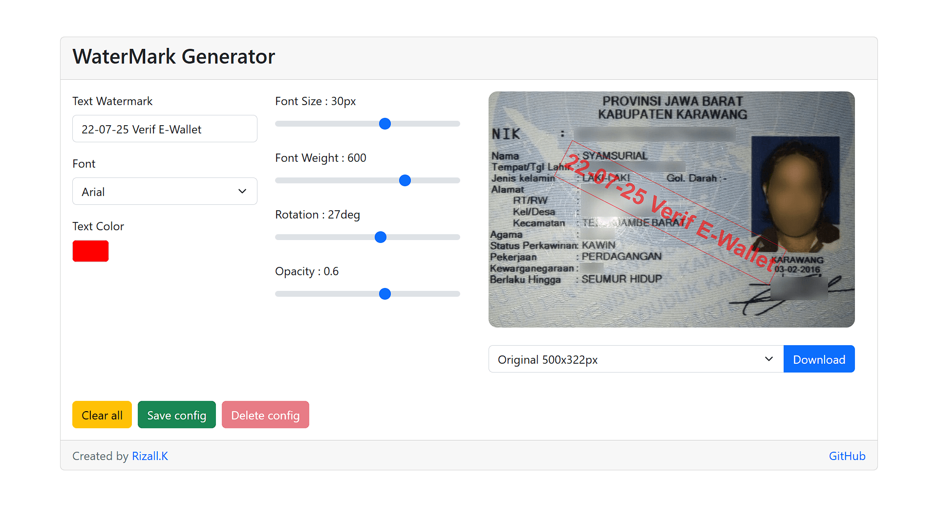 Watermark Generator